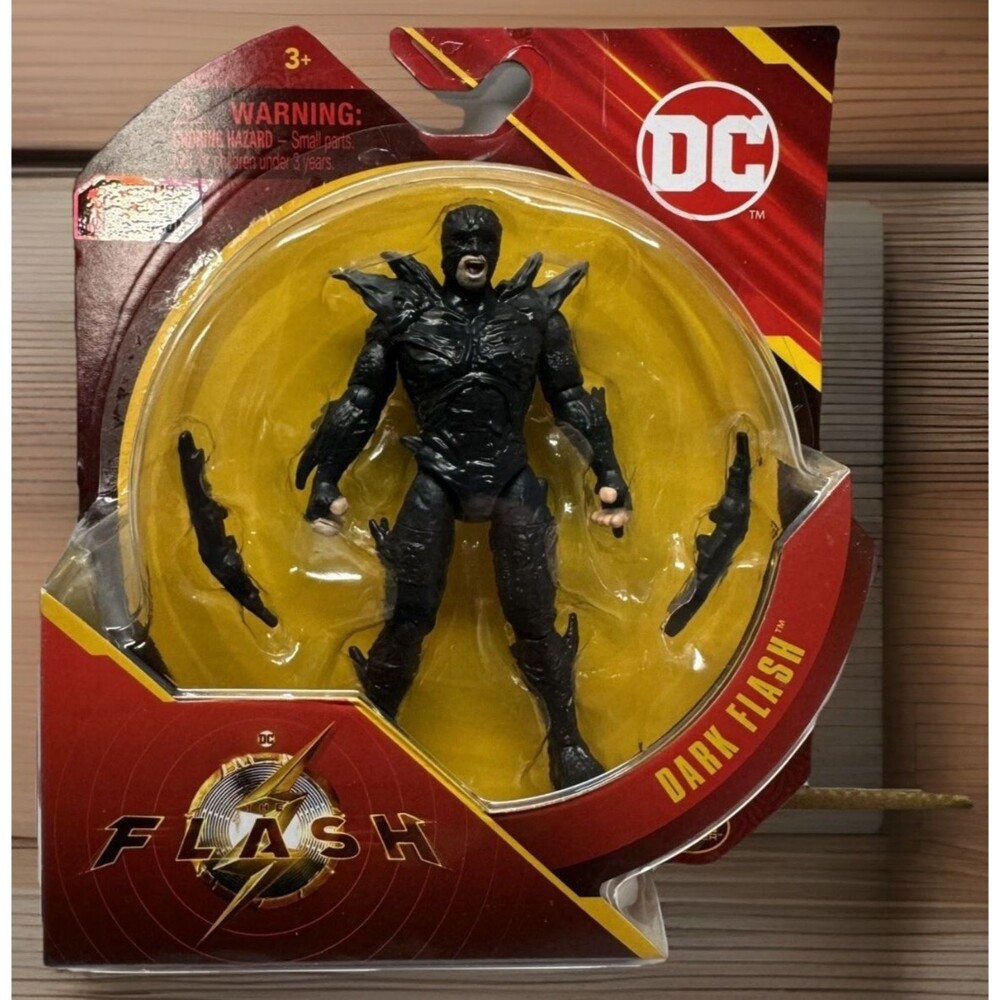 Spin Master DC The Flash Movie Dark Flash 4 Inch Action Figure 1st Edition New
